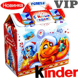 Сладкий подарок на Новый Год в жестяной упаковке весом 1200 грамм по цене 1762 руб в Ардатове