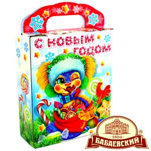 Детский подарок на Новый Год в мешочке весом 800 грамм по цене 1261 руб в Ардатове